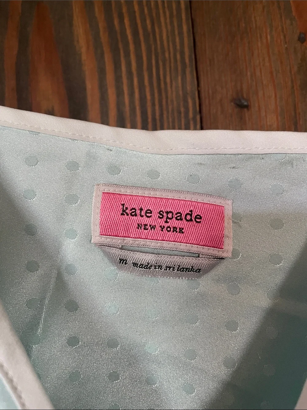 kate spade Mrs. Light Blue Polka Dot Cami & Shorts Sleep Set